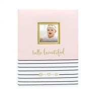 [아마존베스트]Pearhead Hello Beautiful, First 5 Years Baby Memory Book with Photo Insert, Pink