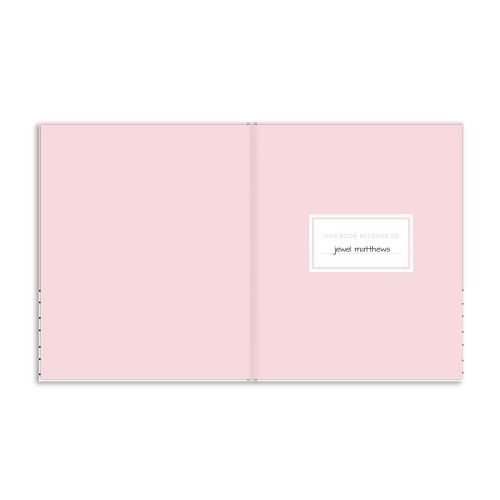  [아마존베스트]Pearhead Hello Beautiful, First 5 Years Baby Memory Book with Photo Insert, Pink