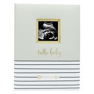 [아마존베스트]Pearhead Hello Baby, First 5 Years Baby Memory Book with Photo Insert, Gray