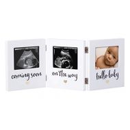 [아마존베스트]Pearhead Triple Sonogram Keepsake Frame, Ultrasound Frame, The Perfect Gift for Expecting Parents