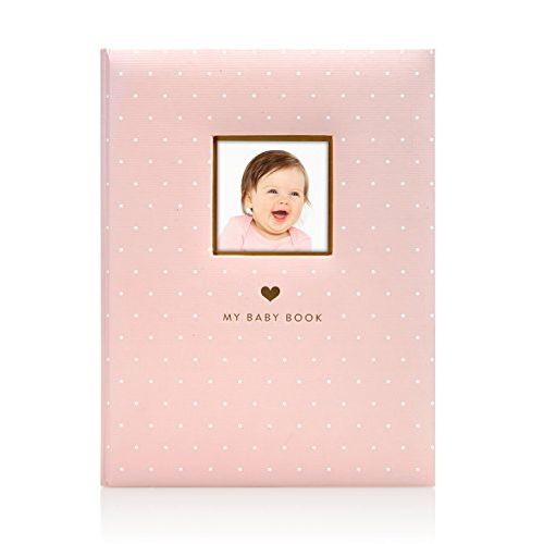  [아마존베스트]Little Blossoms by Pearhead Sweet Welcome Keepsake Baby Memory Book, Pink