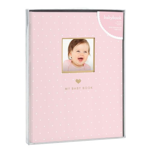  [아마존베스트]Little Blossoms by Pearhead Sweet Welcome Keepsake Baby Memory Book, Pink