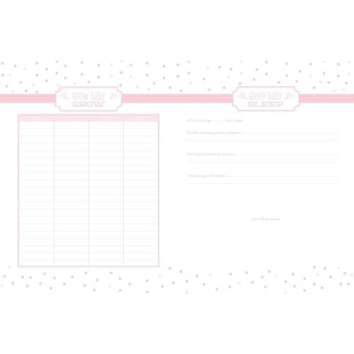  [아마존베스트]Little Blossoms by Pearhead Sweet Welcome Keepsake Baby Memory Book, Pink