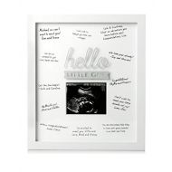 [아마존베스트]PearheadHello Little One Guest Signature Sonogram Frame, Perfect Baby Shower Gift, White