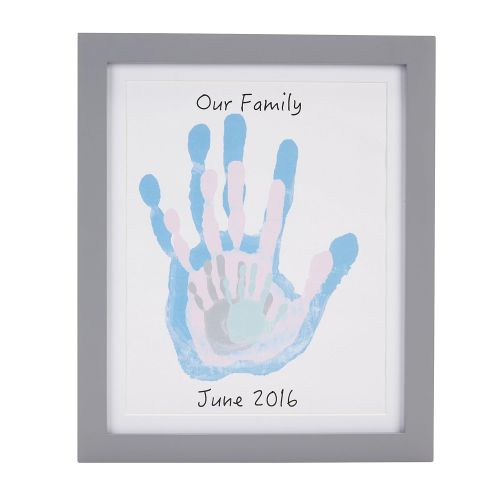  [아마존베스트]Pearhead DIY Family Handprint Frame and Paint Kit