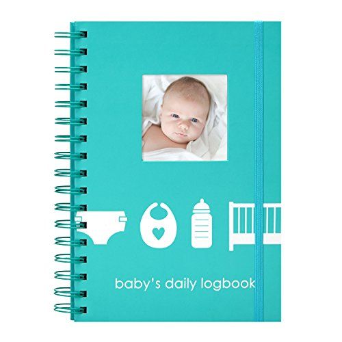  Pearhead Babys Daily Log Book, 50 Easy to Fill Pages to Track and Monitor Your Newborn Babys Schedule