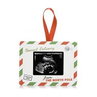 Pearhead Special Delivery Sonogram Ornament, Ultrasound Ornament, Perfect New Baby Holiday Gift for Parents to Be