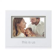 Pearhead 4-Inch x 6-InchThis is Us Sentiment Picture Frame, Baby Registry Must Haves, Perfect Baby Shower Gift, White