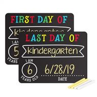 Pearhead First and Last Day of School Photo Sharing Chalkboard Signs; The Perfect Back to School Chalkboard Sign to Commemorate The First Day of School