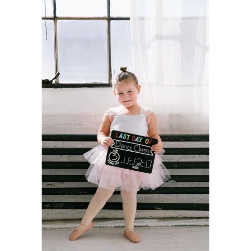  Pearhead First and Last Day of School Photo Sharing Chalkboard Signs; The Perfect Back to School Chalkboard Sign to Commemorate The First Day of School