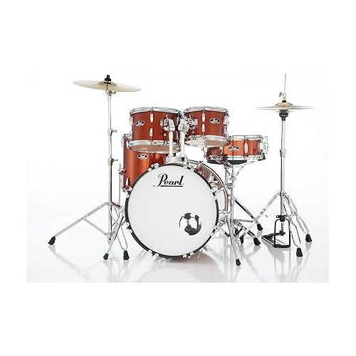  Pearl Roadshow Drum Set 5-Piece Complete Kit with Cymbals and Stands (RS505C/C749)