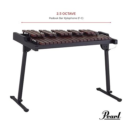  Pearl Xylophone Student Ed Kit 2.5 Octave with Rolling Cart (PX905C)