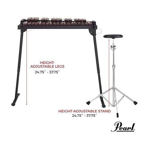  Pearl Xylophone Student Ed Kit 2.5 Octave with Rolling Cart (PX905C)