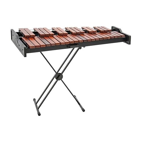  Adams Academy AMPD30 3.0 Oct Padouk Marimba with X-Style Height Adjustable Stand