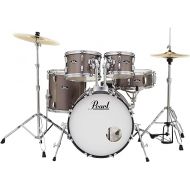 Pearl Roadshow Drum Set 5-Piece Complete Kit with Cymbals and Stands, Bronze Metallic (RS505C/C707)