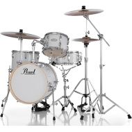 Pearl Midtown 4-Pc. Complete Drum Set with Hardware (Cymbals not Included), Pure White (MT564/C33)