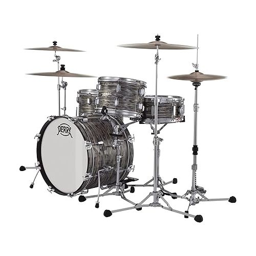  Pearl President Series Deluxe 3-piece 75th Anniversary Edition Shell Pack in Desert Ripple (#768) covered finish featuring 20