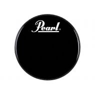 Pearl Logo Front Bass Drumhead Black 22 Inch