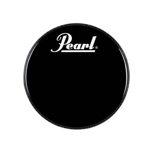  Pearl Logo Front Bass Drumhead Black 22 Inch