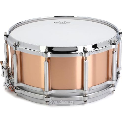  Pearl Free Floater Phosphor Bronze 6.5x 14-inch Snare Drum - Natural