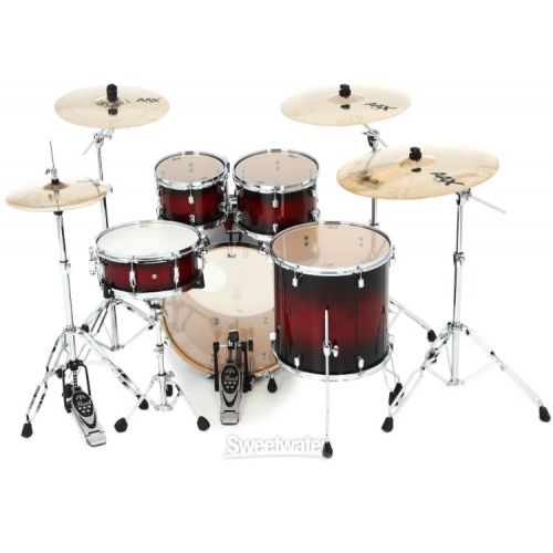  Pearl Decade Maple DMP925SP/C 5-piece Shell Pack with Snare Drum - Gloss Deep Red Burst