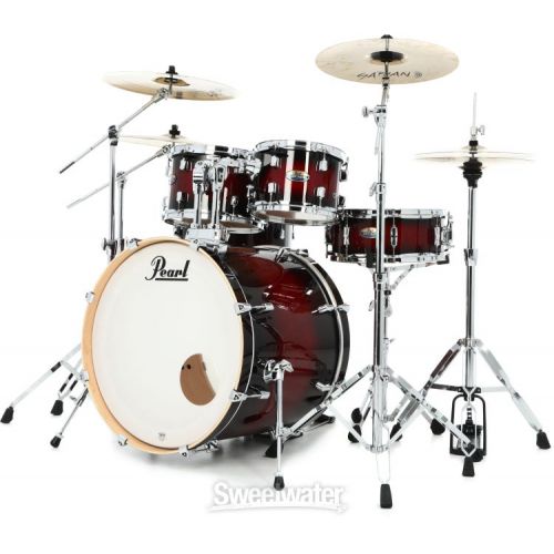  Pearl Decade Maple DMP925SP/C 5-piece Shell Pack with Snare Drum - Gloss Deep Red Burst