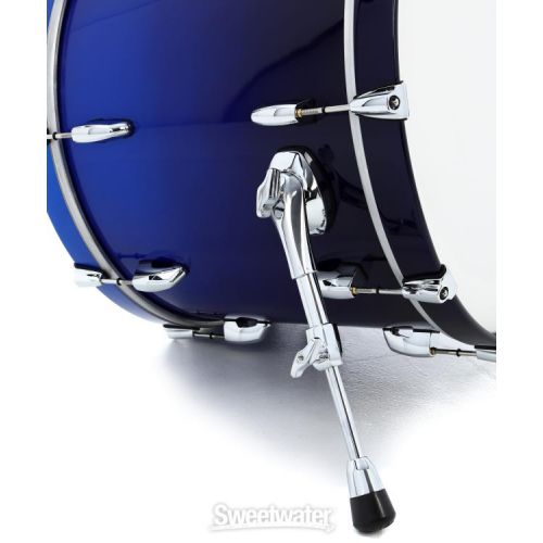  Pearl Masters Maple Pure Bass Drum - 22 x 16 inch - Kobalt Blue Fade Metallic