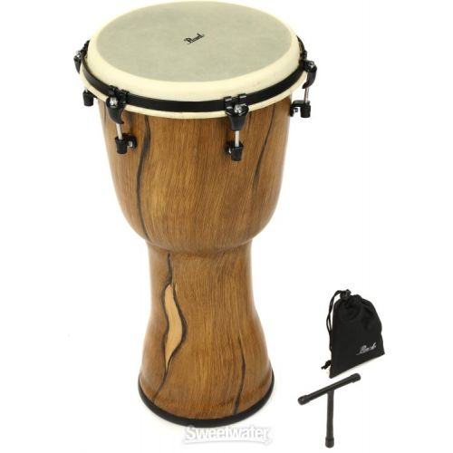  Pearl 12-inch Top Tuned Djembe - Artisan Weathered Oak