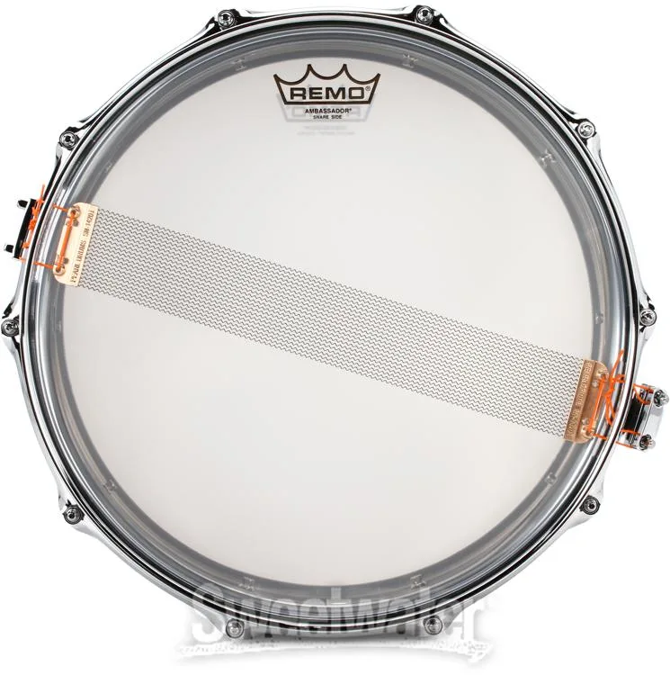  Pearl Sensitone Heritage Steel Alloy Snare Drum - 5 x 14-inch - Polished