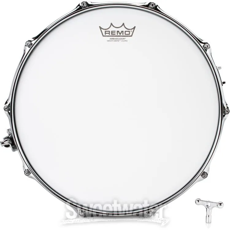  Pearl Sensitone Heritage Steel Alloy Snare Drum - 5 x 14-inch - Polished