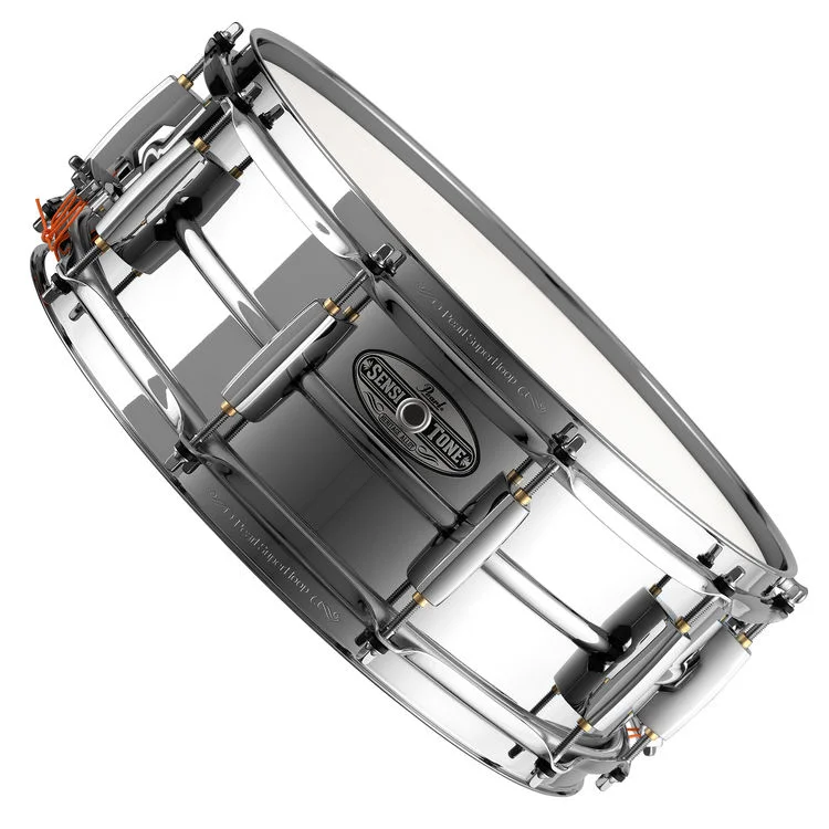  Pearl Sensitone Heritage Steel Alloy Snare Drum - 5 x 14-inch - Polished