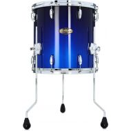 Pearl Masters Maple Pure Floor Tom - 14 x 14 inch - Kobalt Blue Fade Metallic