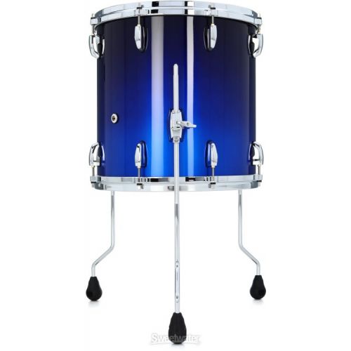  Pearl Masters Maple Pure Floor Tom - 14 x 14 inch - Kobalt Blue Fade Metallic