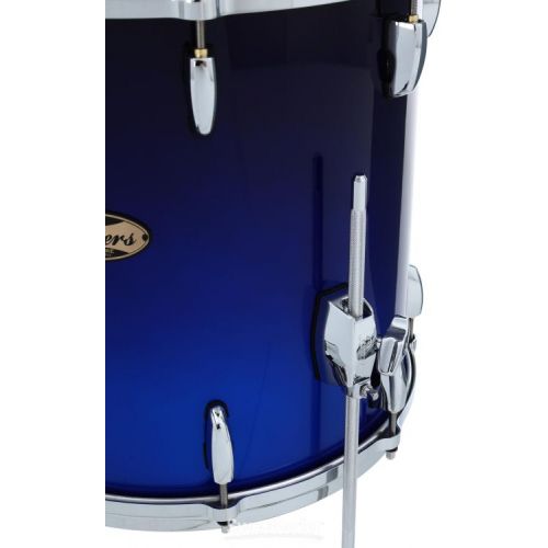  Pearl Masters Maple Pure Floor Tom - 14 x 14 inch - Kobalt Blue Fade Metallic