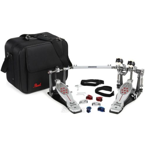  Pearl P2052C Eliminator Redline Chain Drive Double Bass Drum Pedal