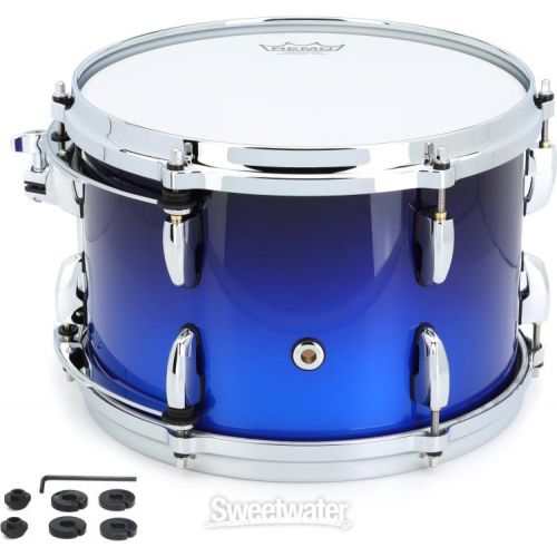  Pearl Masters Maple Pure Tom with Standard Mount - 8 x 12 inch - Kobalt Blue Fade Metallic