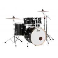 Pearl Export EXX725/C 5-piece Drum Set with Snare Drum - Jet Black