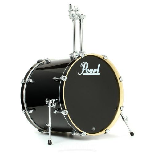  Pearl Export EXX725/C 5-piece Drum Set with Snare Drum - Jet Black
