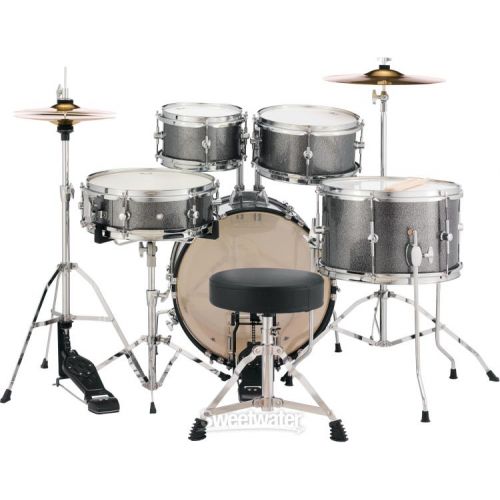  Pearl Roadshow Jr. 5-piece Complete Drum Set with Cymbals - Grindstone Sparkle