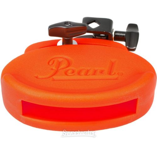  Pearl Clave Block, Low Pitch - Neon Orange