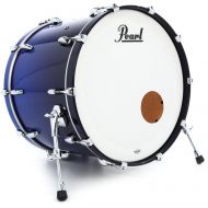 Pearl Masters Maple Pure Bass Drum - 18 x 24 inch - Kobalt Blue Fade Metallic