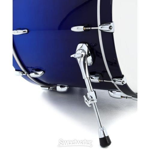  Pearl Masters Maple Pure Bass Drum - 18 x 24 inch - Kobalt Blue Fade Metallic