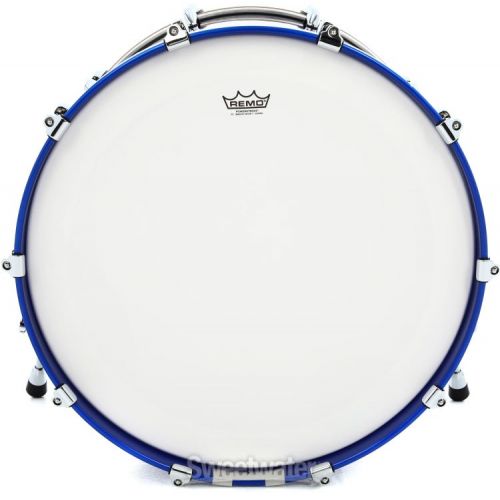  Pearl Masters Maple Pure Bass Drum - 18 x 24 inch - Kobalt Blue Fade Metallic