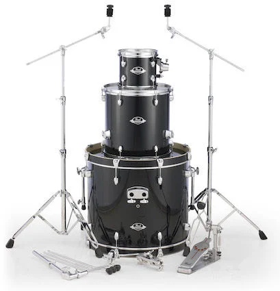  Pearl Export EXX22/C 3-piece Add-on Pack with Hardware - Jet Black