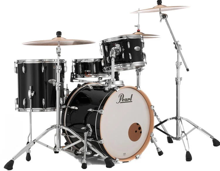  Pearl Professional Maple 4-piece Shell Pack - Piano Black