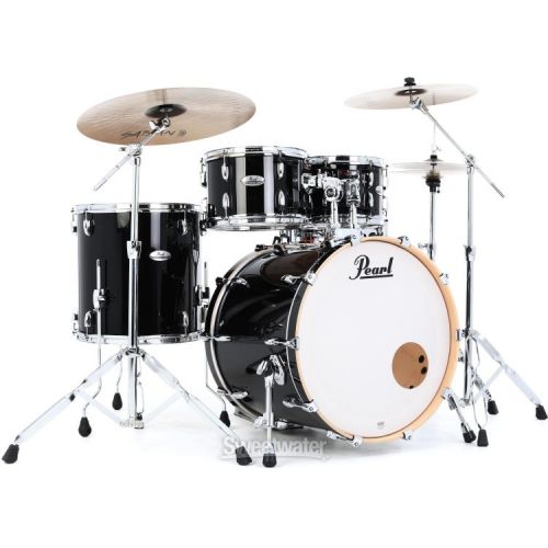  Pearl Professional Maple 4-piece Shell Pack - Piano Black