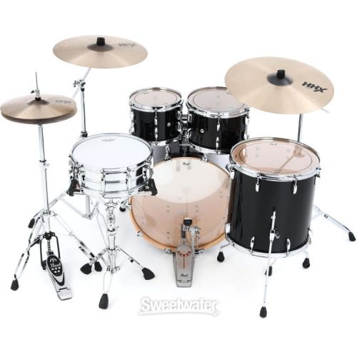  Pearl Professional Maple 4-piece Shell Pack - Piano Black