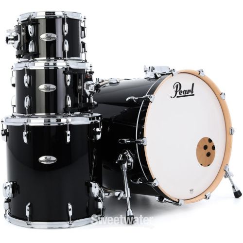  Pearl Professional Maple 4-piece Shell Pack - Piano Black