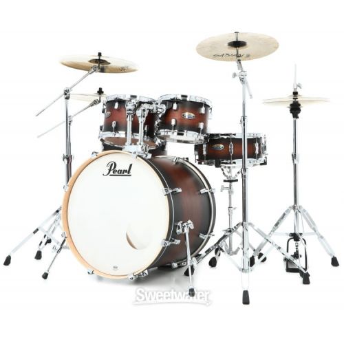  Pearl Decade Maple DMP925SP/C 5-piece Shell Pack with Snare Drum - Satin Brown Burst