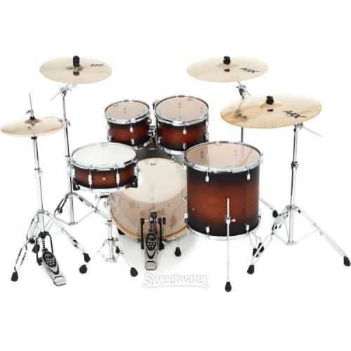  Pearl Decade Maple DMP925SP/C 5-piece Shell Pack with Snare Drum - Satin Brown Burst